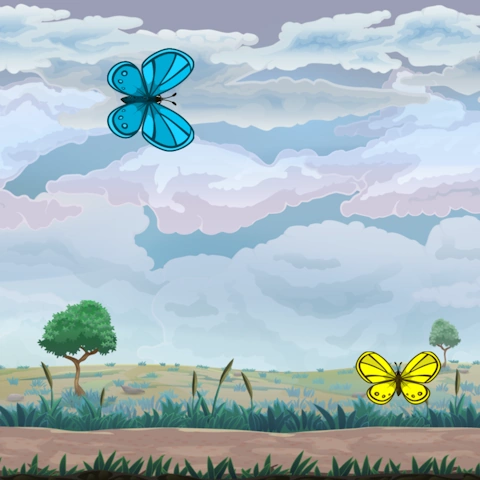 Screenshot klik op het insect